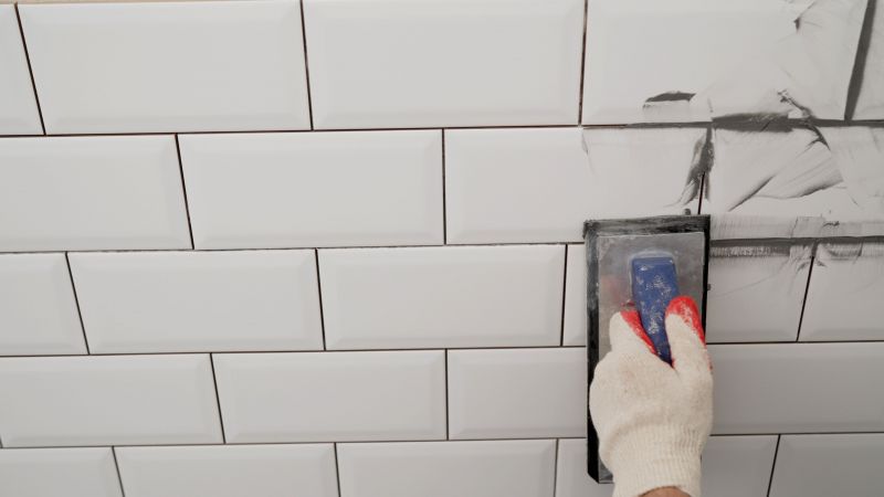 Close-up of Tile Grout